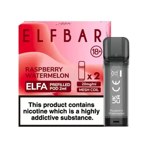 ELF BAR ELFA PRE-FILLED PODS (PACK OF 2) - Raspberry Watermelon